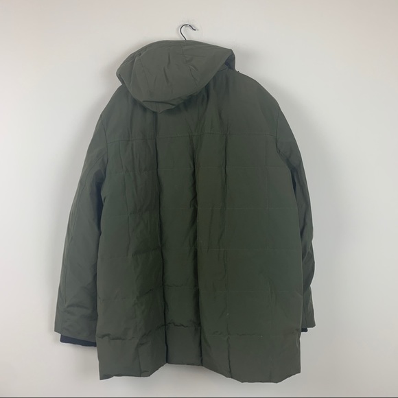 Arctic Expedition Green Quilted Down Hooded Coat - Picture 7 of 7